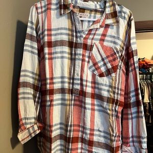 Plaid tunic